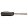 jingyuqin 10pcs For Fiat Key Shell Case Black Blank 500 Ducato Transponder Car Uncut SIP22 Blade Replacement