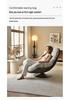 Eggshell Swivel Rocking Chair: Light Luxury Recliner for Living Room or Balcony