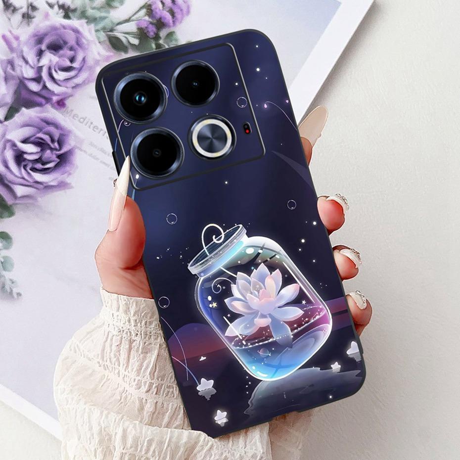 Fashion Painting Case For Infinix Note 40 40Pro Pro+ Soft Silicone TPU Phone Cases For Infinix Note40 40 Pro Plus Covers Bumpers