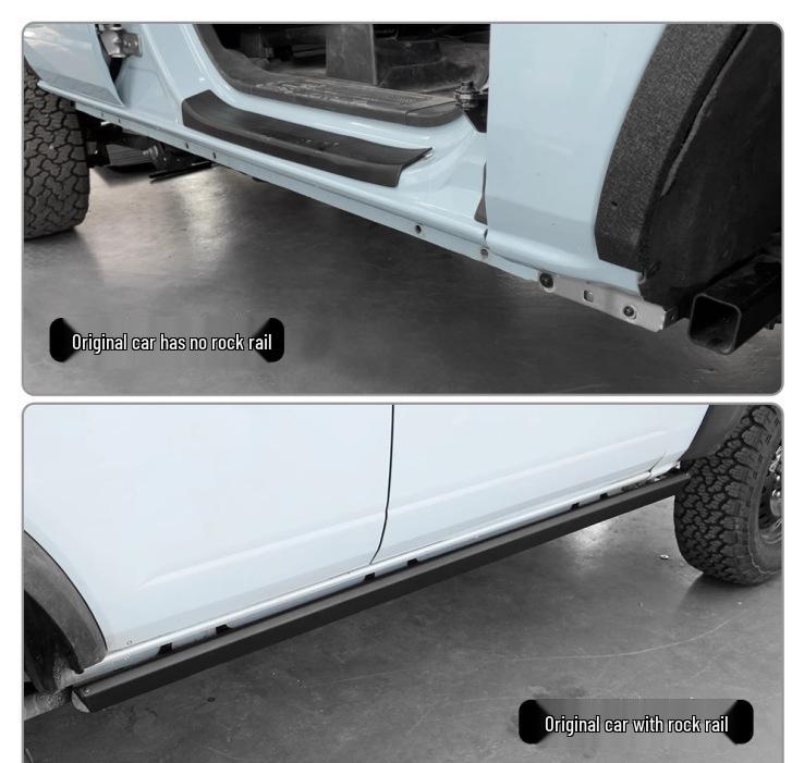 Raptor-Style Foot Pedals & Off-Road Side Pedals: Bronco Upgrade with Anti-Collision Guard