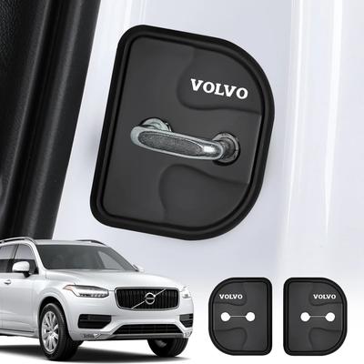2pcs 4pcs Car Door Mute Damping CushionSilicone Door Lock Buckle Cover for Xc60 Xc90 V40 V60 S60 V50 V90 S80 C40 XC40 V70