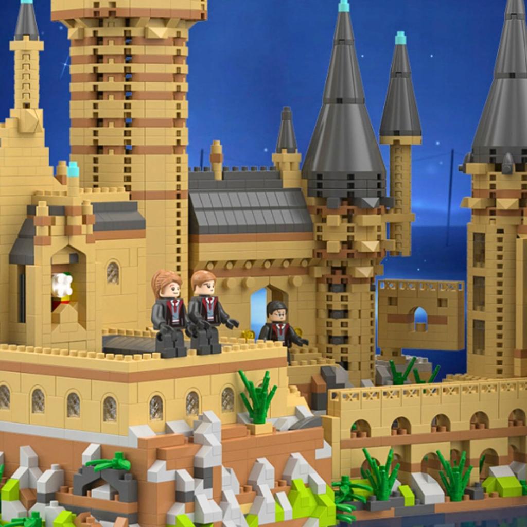 Bausteine Hogwarts Großes Schloss Palast Set 2929 Teile.