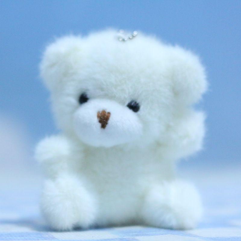 Adorable Plush Bear Keychain Cute Cartoon Animal Doll With Super Soft Material