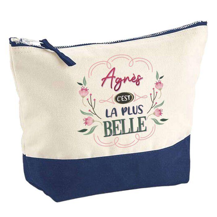 Trousse de maquillage - PLANETEE - Agnès la plus belle - Grand format - Coton - Impression sublimation HD