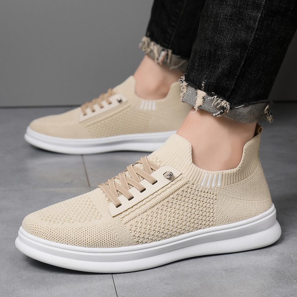 New spring, summer and autumn sports and leisure shoes, board shoes, breathable mesh cloth shoes, single shoes, flat running shoes