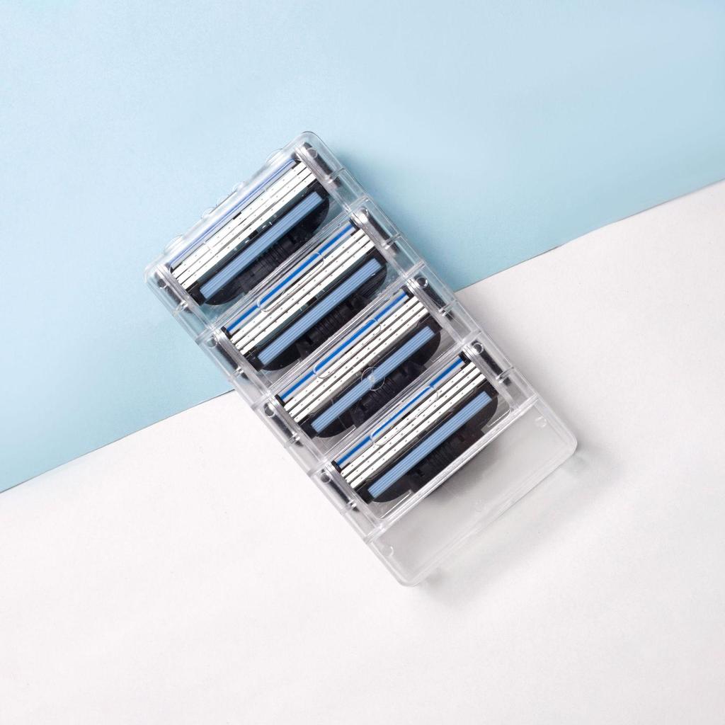 Men's Triple-Blade Manual Razor: Durable, Portable, and Old-Fashioned