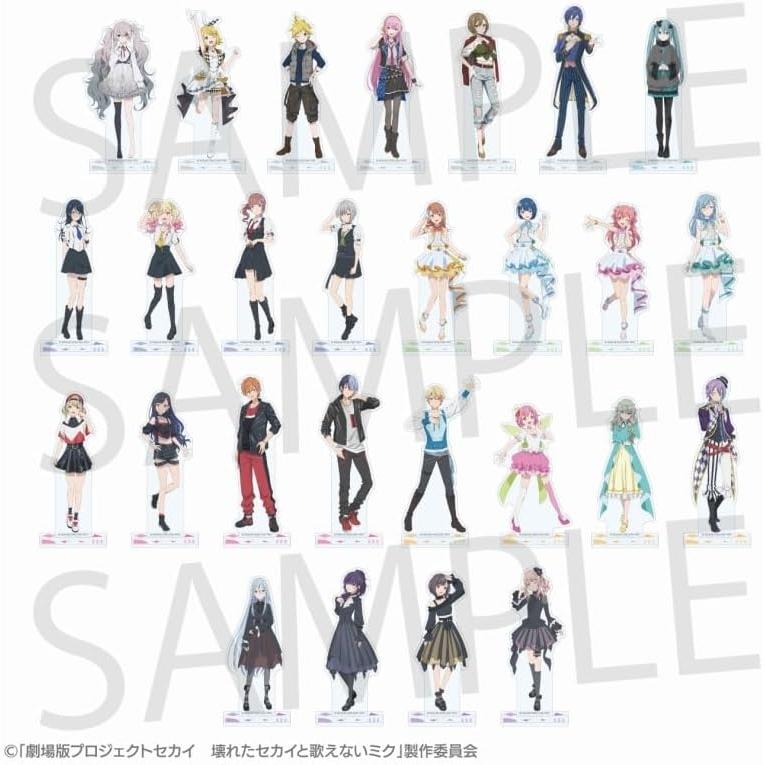 Theatrical version: The Broken World and Miku Who Can't Sing Acrylic Stand Hatsune Miku The World with No One Character Illustration Official Goods