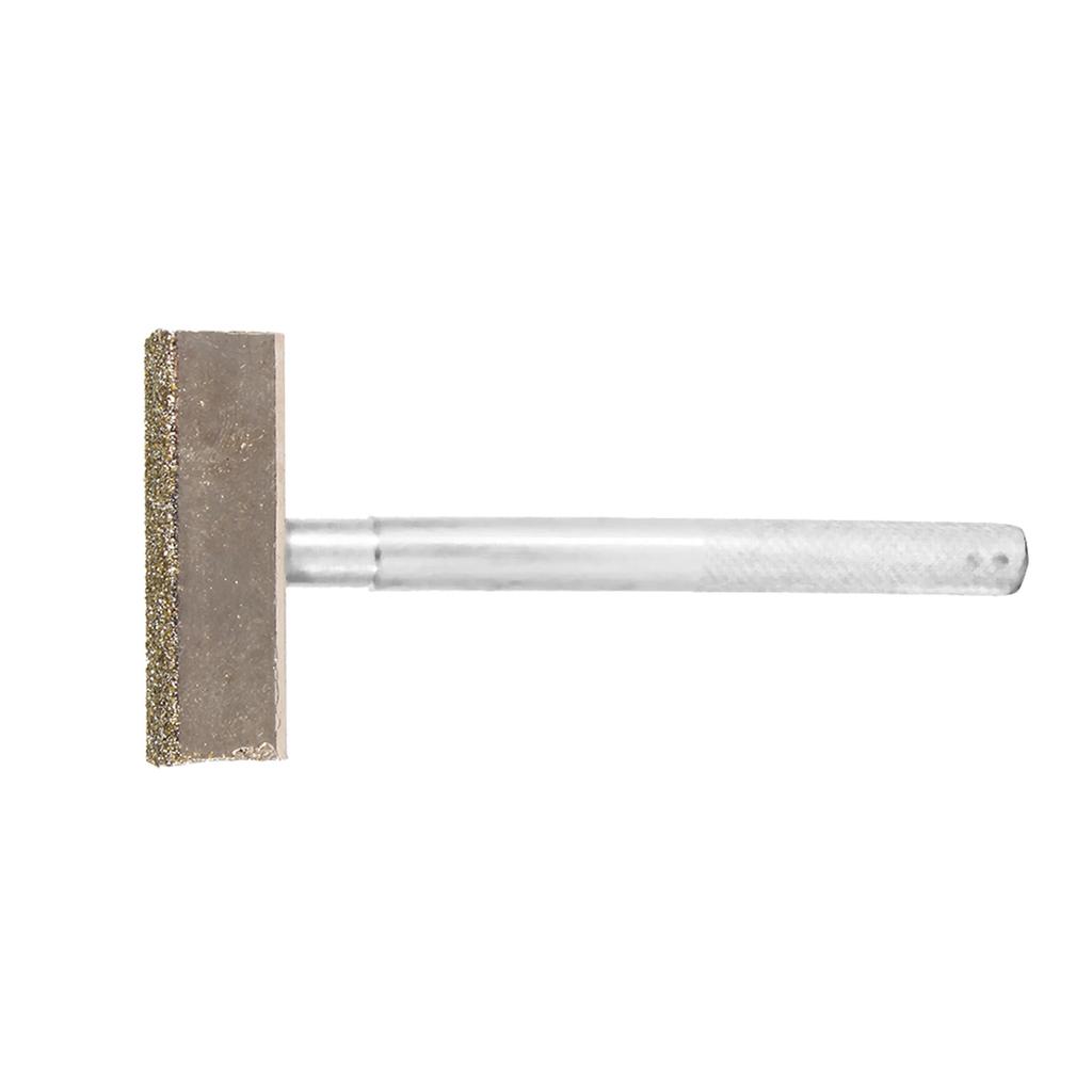 1 Piece Grinding Wheel Tool Silver Stone with Flat Coated for Bench Grinding Deburring Wheels