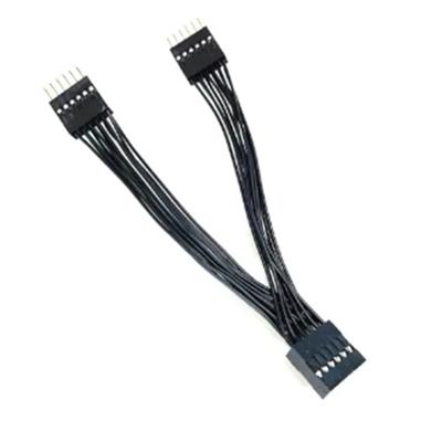 Motherboards 11Pin USB Header Splitters 1 Female To 2 Male Extension Cable Adapters Desktop 11Pin USB2.0 HUB Connectors