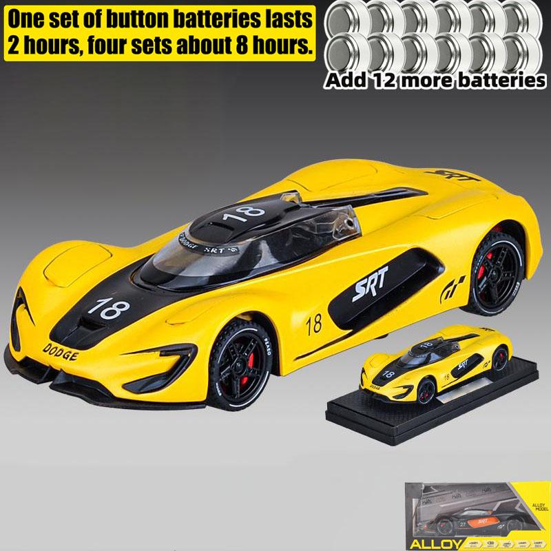 1/32 Dodge Tomahawk SRT V10 Concept Sports Car Alloy Metal Diecast Model Car Car Central Control Ornament Decoration Gift Friend