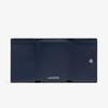 Lacoste Official Tricolor Print Leather Wallet NH1661KP02100 Tri-fold