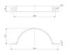 O3/A clamp for spun pole holder W1052 (200-240mm)