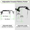 Adjustable Bracket Holder Corrosion Resistance  Battery Retainer Rust Proof Battery Rod Bracket Thickened for Yacht Truck