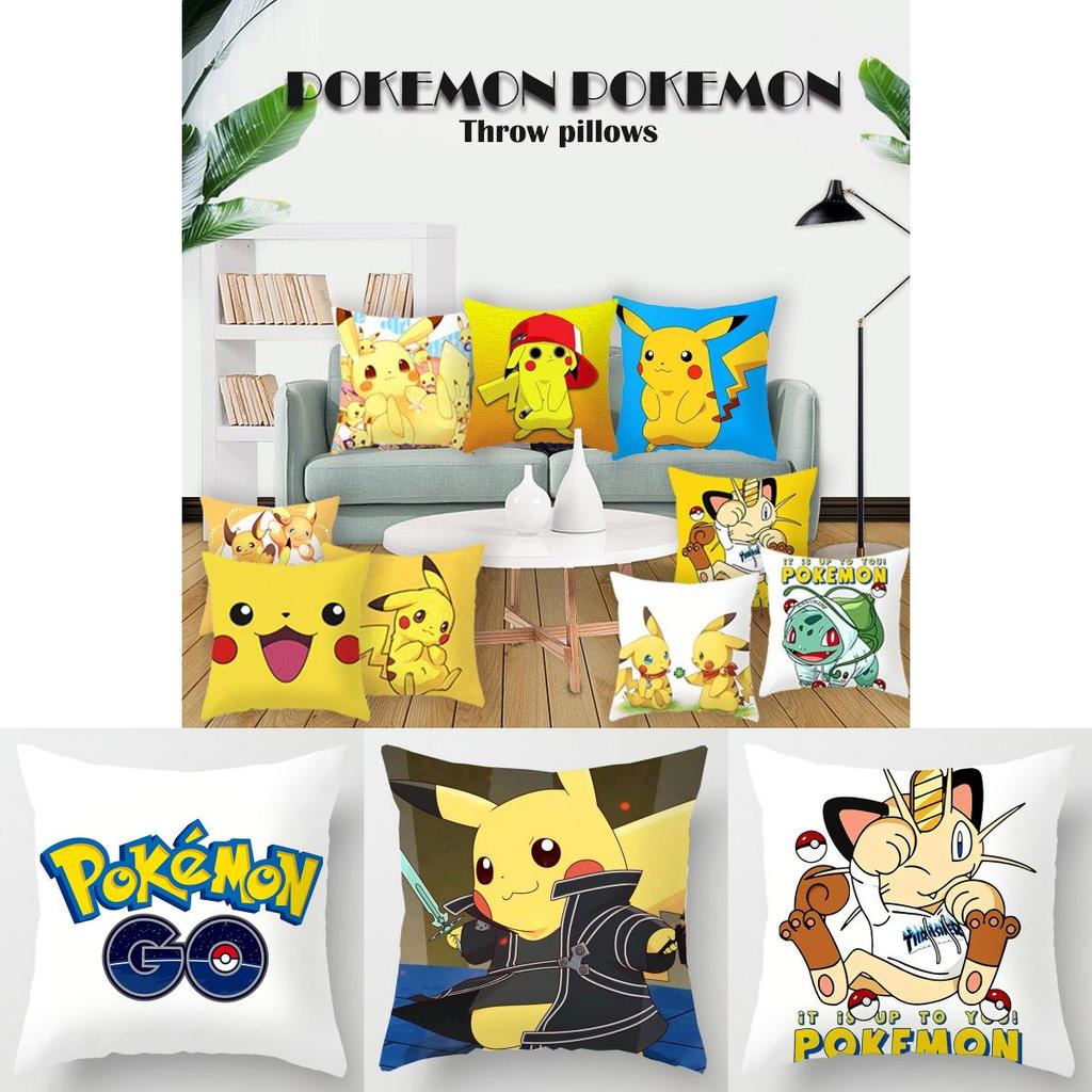 Bezaubernder Pokémon Kissenbezug für weichen und kuscheligen dekorativen Kissenbezug