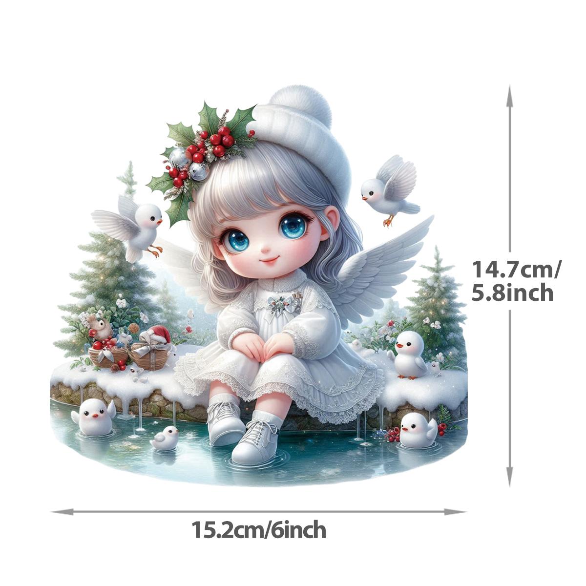 

Ангелы Одежда Аппликация Наклейки Одежда Наклейки Parches Ropa Футболки Толстовки Diy Термопресс Аппликация Термонаклейки