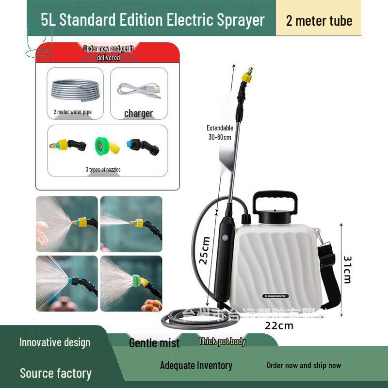 Electric Household Sprayer: Multi-Purpose for Disinfection, Pesticides, and Watering