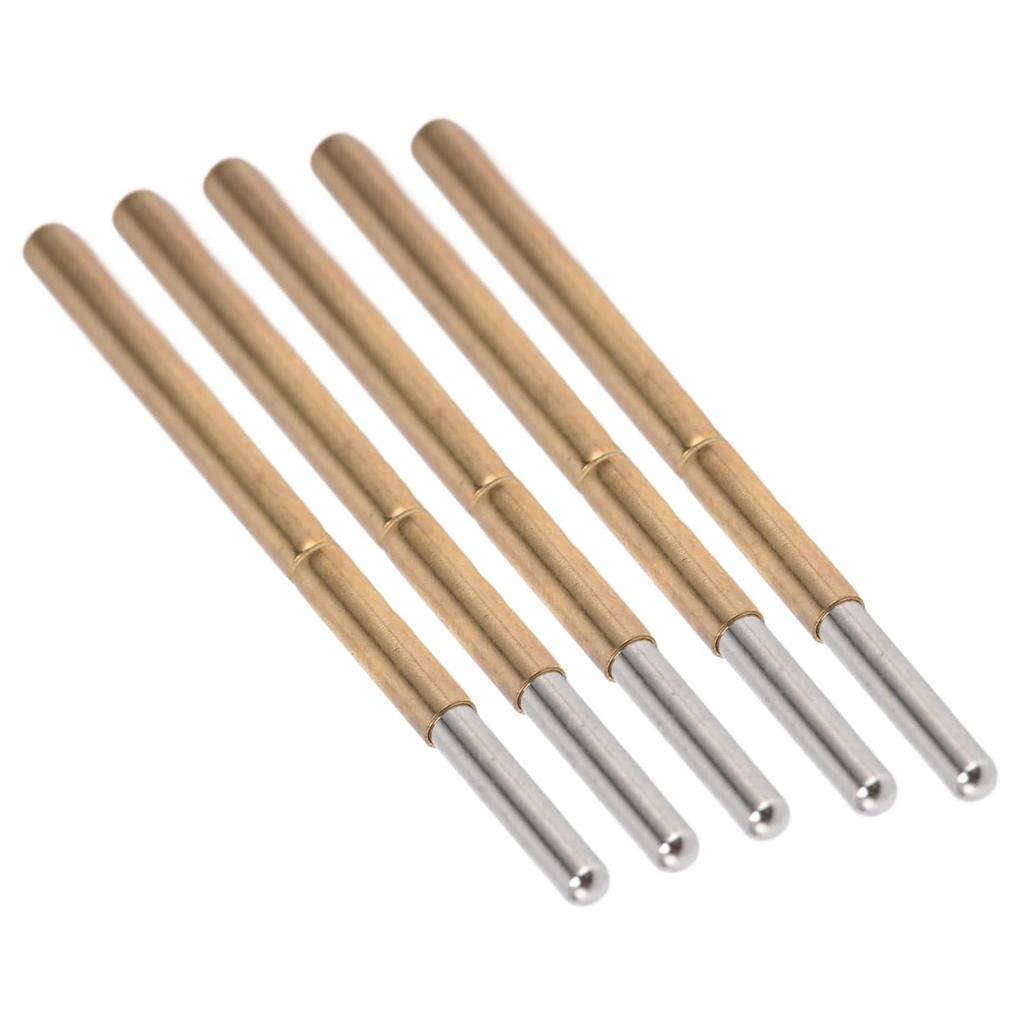 Spring Test Probes, 100Pcs P125-J High Accuracy Round Pogo Pins for PCB Board Testing Contact