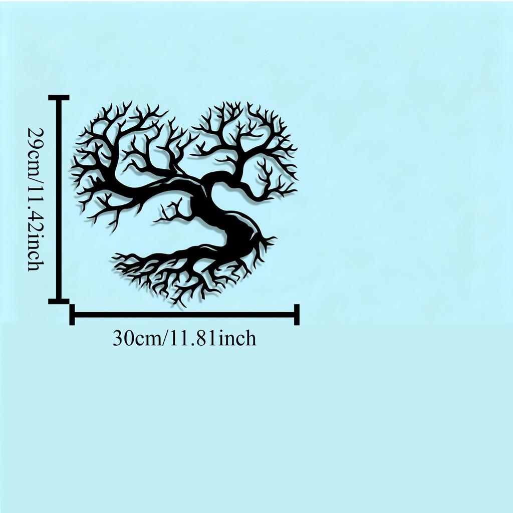 1pc Twisted Bare Tree Silhouette Wall Art Home Office Christmas Decor Nature Lover Gift