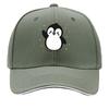 Playful Baby Penguin Minimal Cartoon Sandwich Baseball Cap Sun Cap Outdoor Workouts Hat