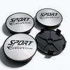 4pcs Sport Edition Logo Emblem Car Wheel Center Caps O.D 68MM 63MM Wheels Hub Cap Rim Hubcaps Dust Cover Replace Car Accessories