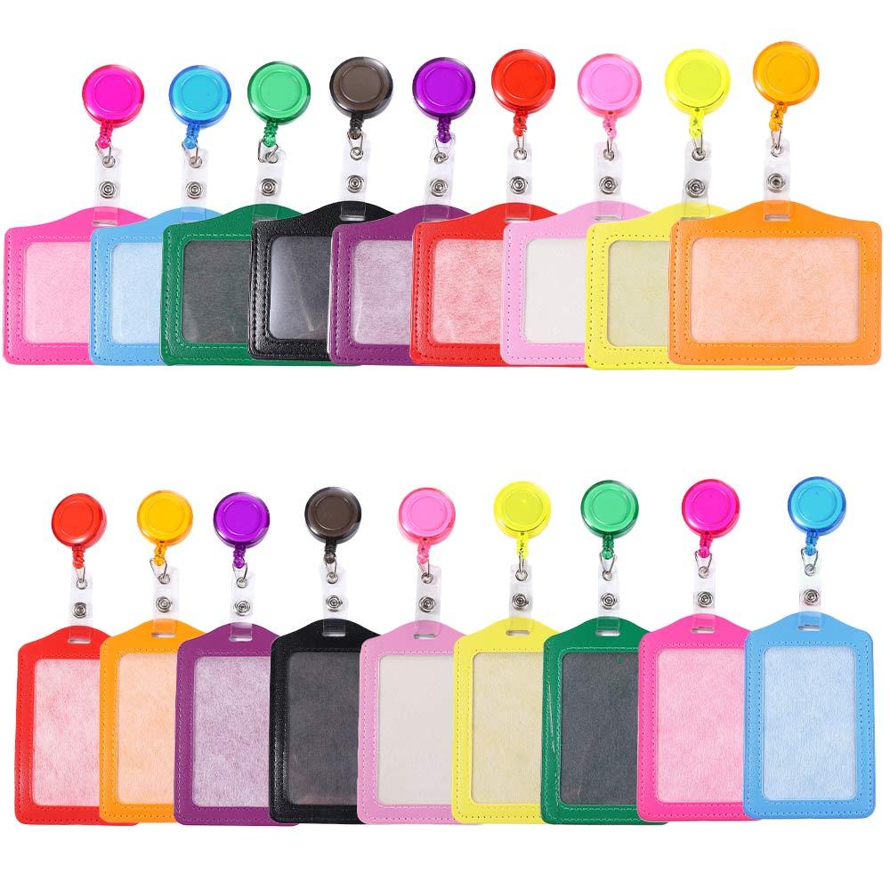 Badge Holder Bus Card Holder Credit Cards Protector Transparent Card Cover Student Card Sleeves