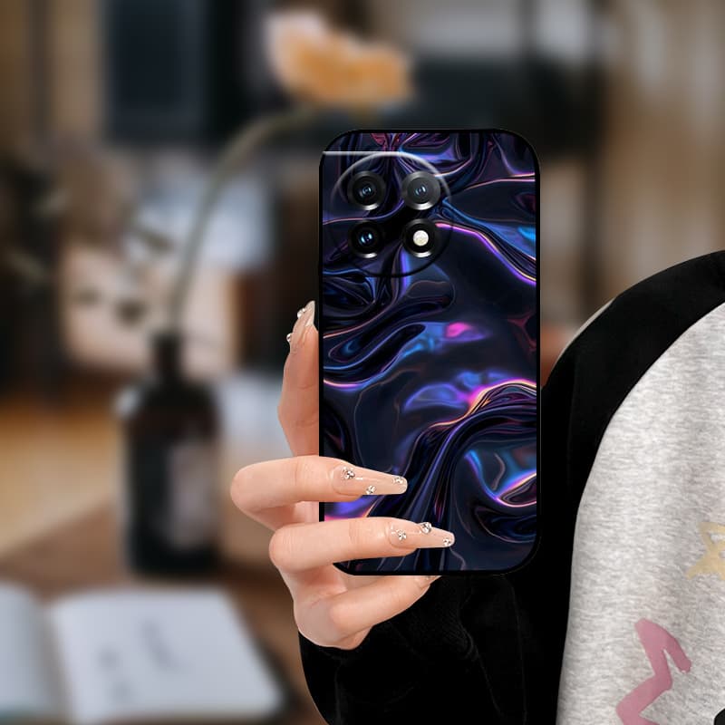 

For Oneplus Ace 3 Ace3 12R 12 R 5G Case Silicone Luxury Space Soft Bumper for Oneplus12R Phone Cover TPU Funda Fashion Bag Shell OnePlus 12R