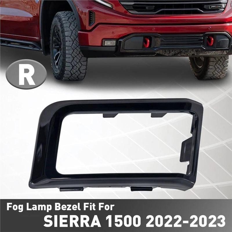 Front Fog Light Cover For GMC Sierra 1500 -2024 Replacement Part Accessories 84878757 84878758 GM1038291 GM1039291