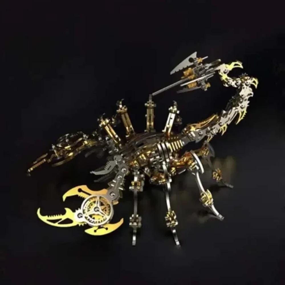 Mechanical Tyrannosaurus Rex, Cobra, Tiger, Scorpion King, Praying Mantis, Hell Level 3D Metal Puzzle Model, High Difficulty Toy
