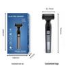 Men's Full Body Washable Electric Razor: Multi-Functional, Portable Hair Trimmer for Private Areas