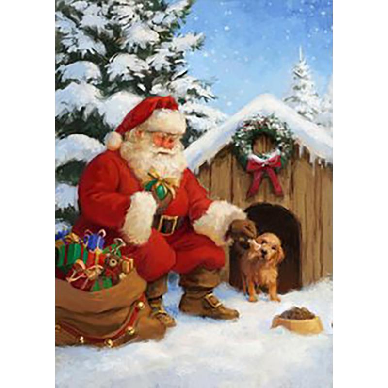 DIY Santa Claus 5D Diamond Painting Full Round Drill Cartoon Resin Wall Art Embroidery Craft Home Decor Handmade Christmas Gift