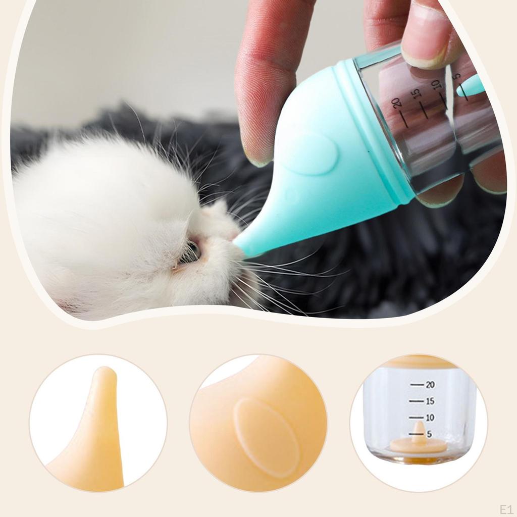 Kätzchen Saugflasche Tierfutterzubehör Multifunktionales Anti-Verschluckungsdesign