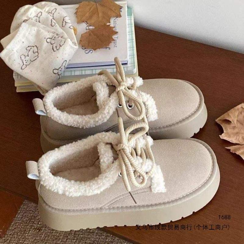 Winter thickened warm cotton shoes Winter shoes Snow boots Women's velvet snow boots Women's outer cotton shoes