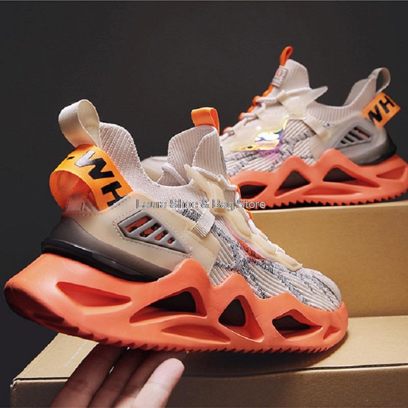 Trendy Sneaker For Men Sport Shoes Mesh Breathable Running Shoes Fashion Dad shoes Man Casual Shoes Student Daily Footwear New