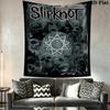 Dark Metal Tapestry Slipknot'S Mystic Design Tapestry Background Cloth Wallmounted Wall Covering Decoration Home Decor Wall Decoration