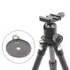 Tripod Leveling Base 60mm Inner Diameter Machined Aluminum Alloy for Photography and Videography