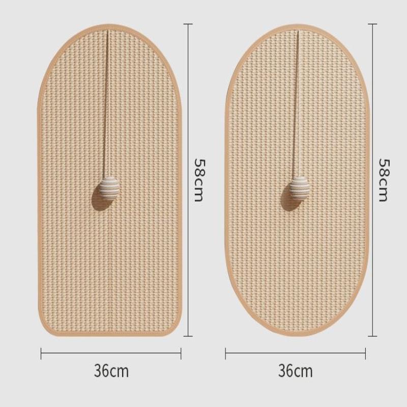 Odolné sisalové podložky na škrábání pro kočky, nástěnné podložky pro kočky, podložky na broušení drápků na pohovku, samolepky na zeď s podložkou na škrábání, hračky pro kočky, doplňky pro domácí mazlíčky