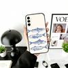 S-Sardines F-Fish Art Phone Case For Samsung Galaxy A73,A72,A71,A70,A53,A52,A51,Others Soft Black Cover