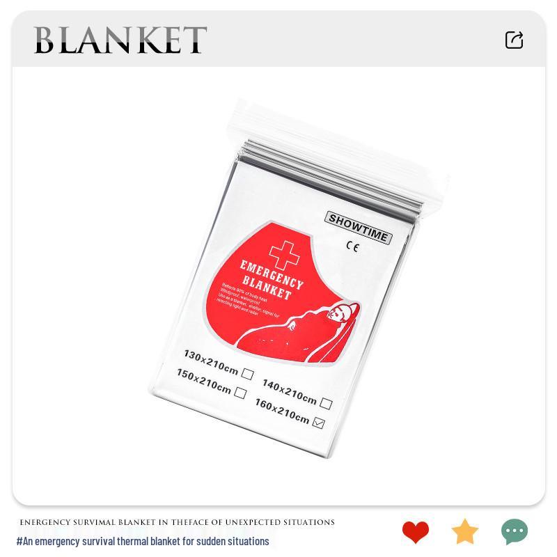 

Утолщенное уличное одеяло для экстренного выживания для изоляции в холодную погоду