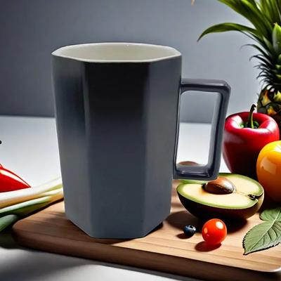 450ml Einfache Keramik Kaffeetasse Becher Zuhause Büro Universal Trinkbecher Tee Milch Saft Tassen Kaffeetasse Teetasse