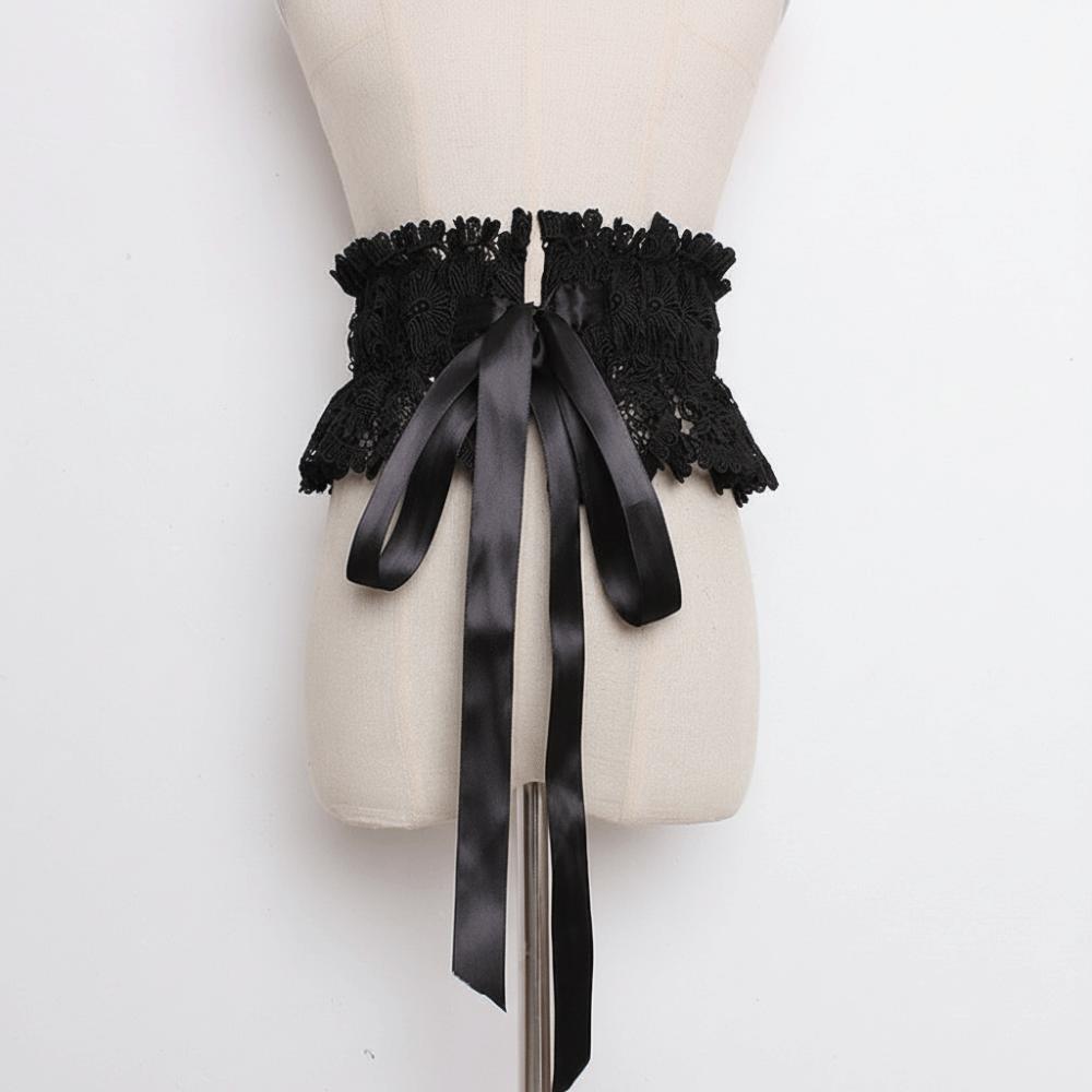 Elastic Bowknot Cinch Belt Elegant Dress Waistband Versatile Waist Corset  for Women