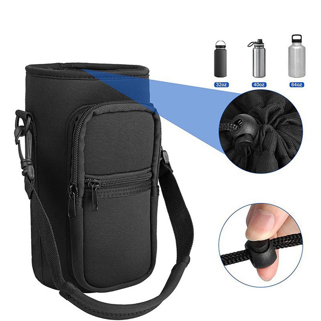 Insulated Drink Holder Thermal Holder Bag Ridings Water Bottle Carrying Pouches Running Water Bottle Carriers Sleeve