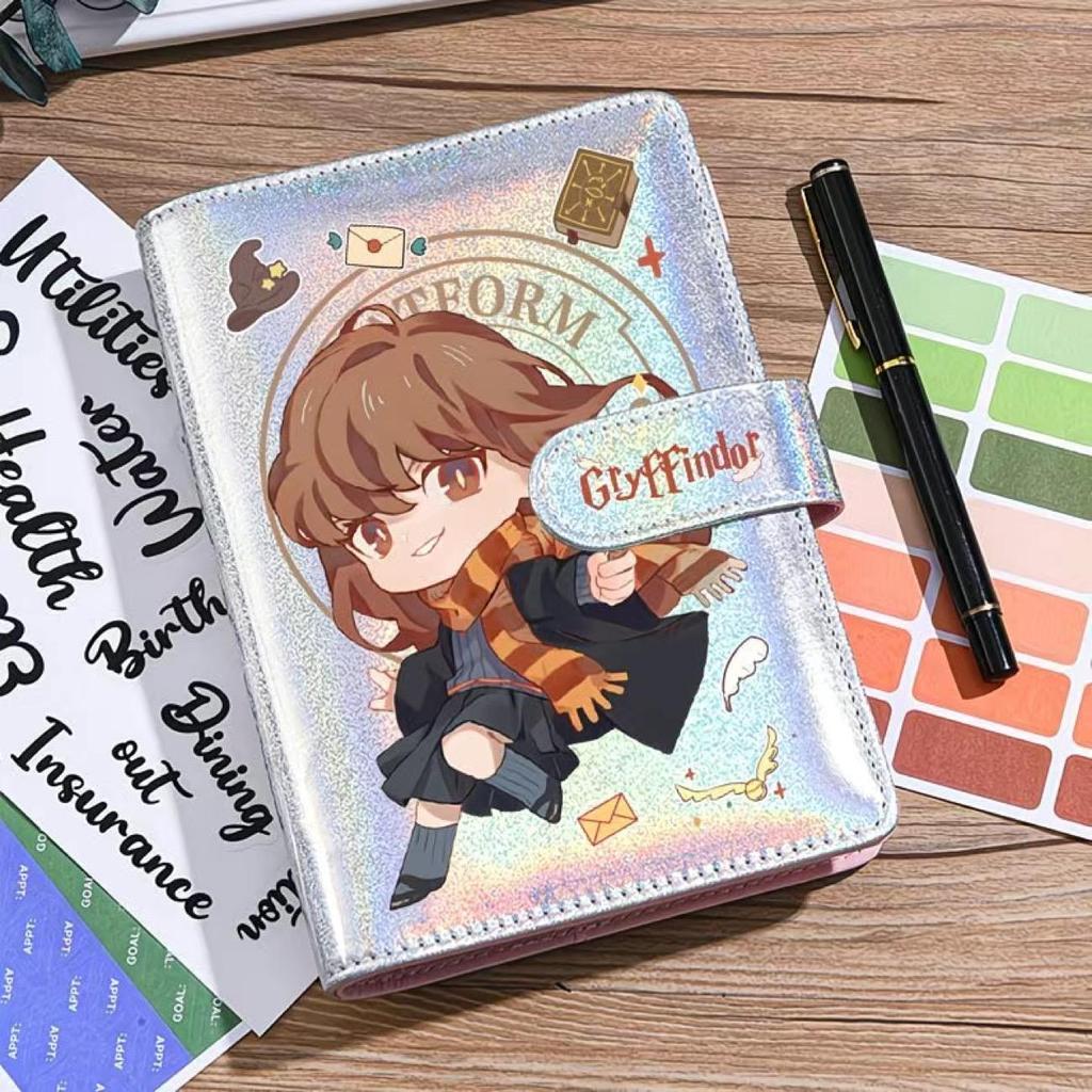 Harry Potter Laser Notizbuch Studentenjournal Hardcover Loseblatt Cartoon Anime
