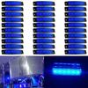 10PCS 12V-24V Led Side Marker Indicator Car Lights Front Rear for Trucks Cab RV Trailer Amber/Red/White/Green/Blue Dome Lights 6