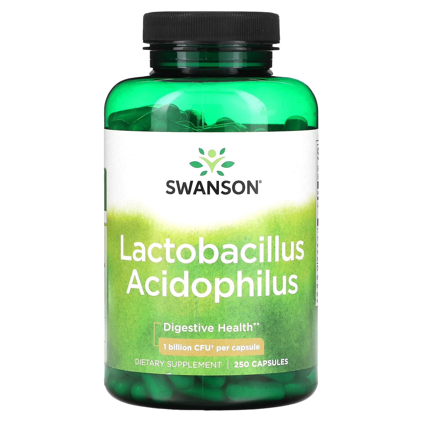 

Lactobacillus Acidophilus, 1 Billion Cfu, 250 Capsules