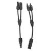 1 Pair Y Branch Connector Solar Panel Adapter Cable Splitter