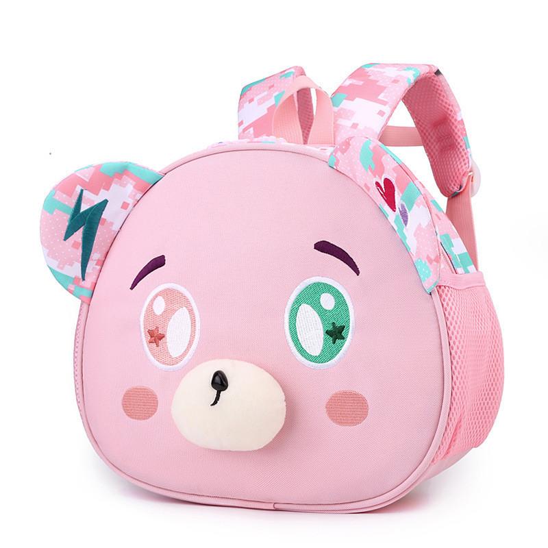 Lightweight Cartoon Animal School Bag For Boys And Girls Ages 3-6 Durable Nylon