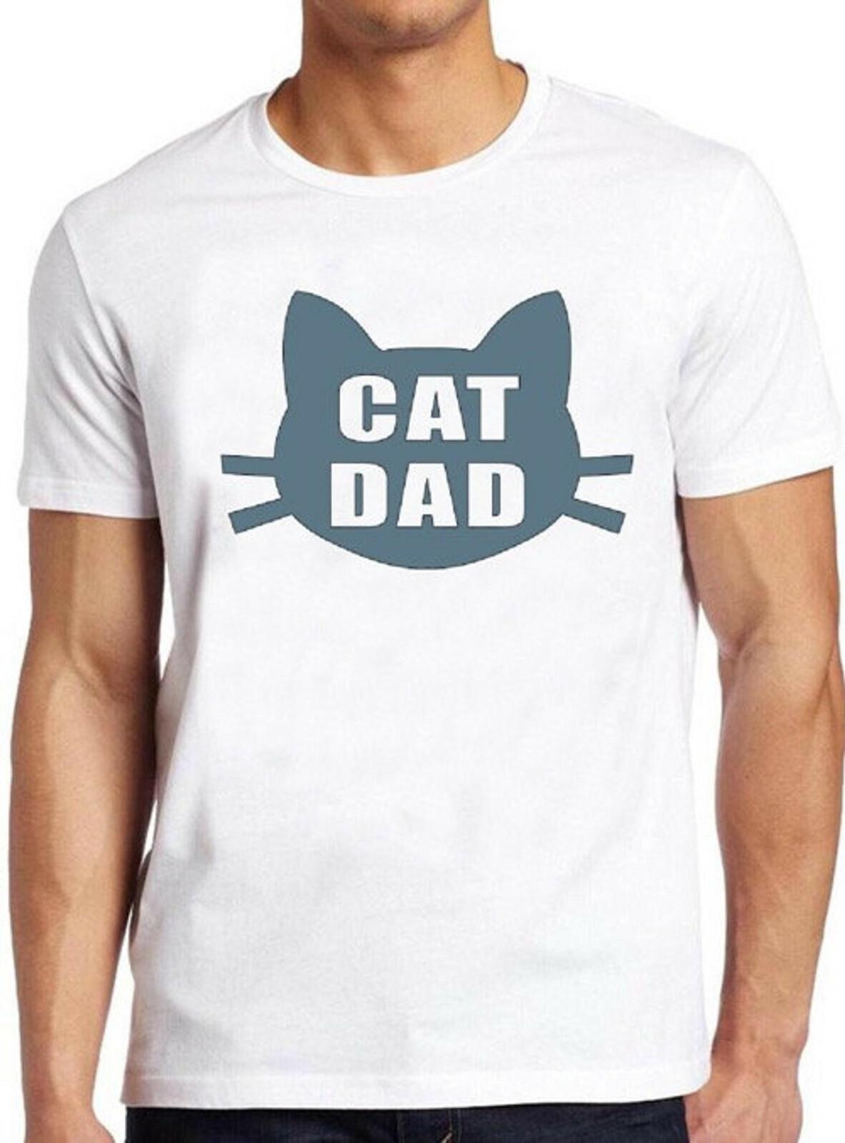 Cat Dad Best Ever Funny Saying Pun Present Slogan Cool Gift Tee T Shirt M122 S разноцветный