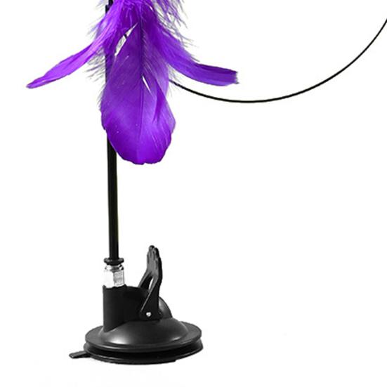 Zabawka dla kota na patyku Odpinany lekki, mocny, łagodzi nudę, ręczny zwiastun, przyssawka, różdżka, zabawka, produkt dla zwierząt