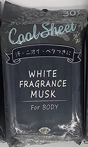 

(Резюме) WHITE FRAGRANCE MUSK Белые мускусные салфетки для тела, 30 штук, набор из 4