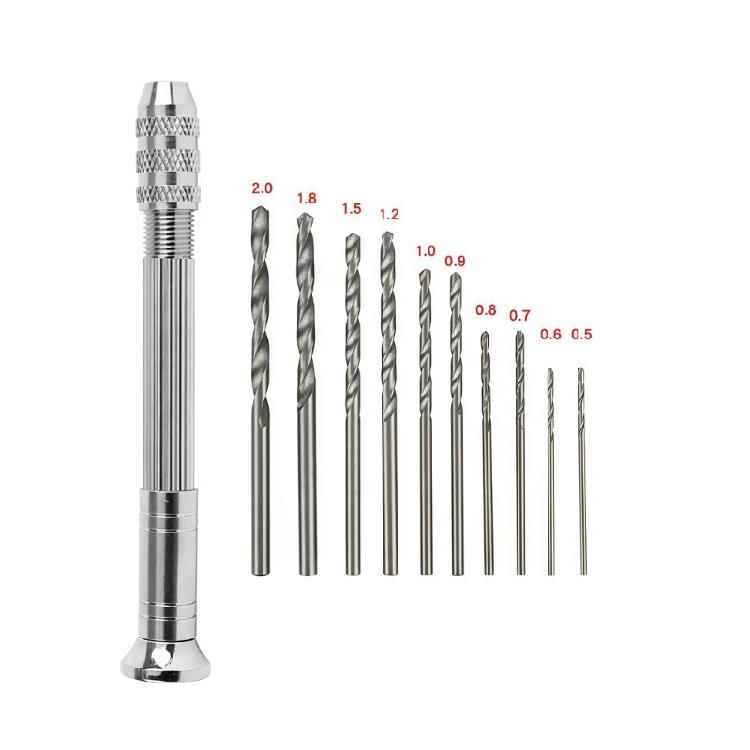 Ergonomic Hand Operated Micro Drill Set For Delicate Carving Tasks